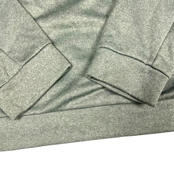 Nike Hoodie Sweatshirt Therma-Fit Light Grey Black Long Sleeve Activewear Large - Picture 12 of 12